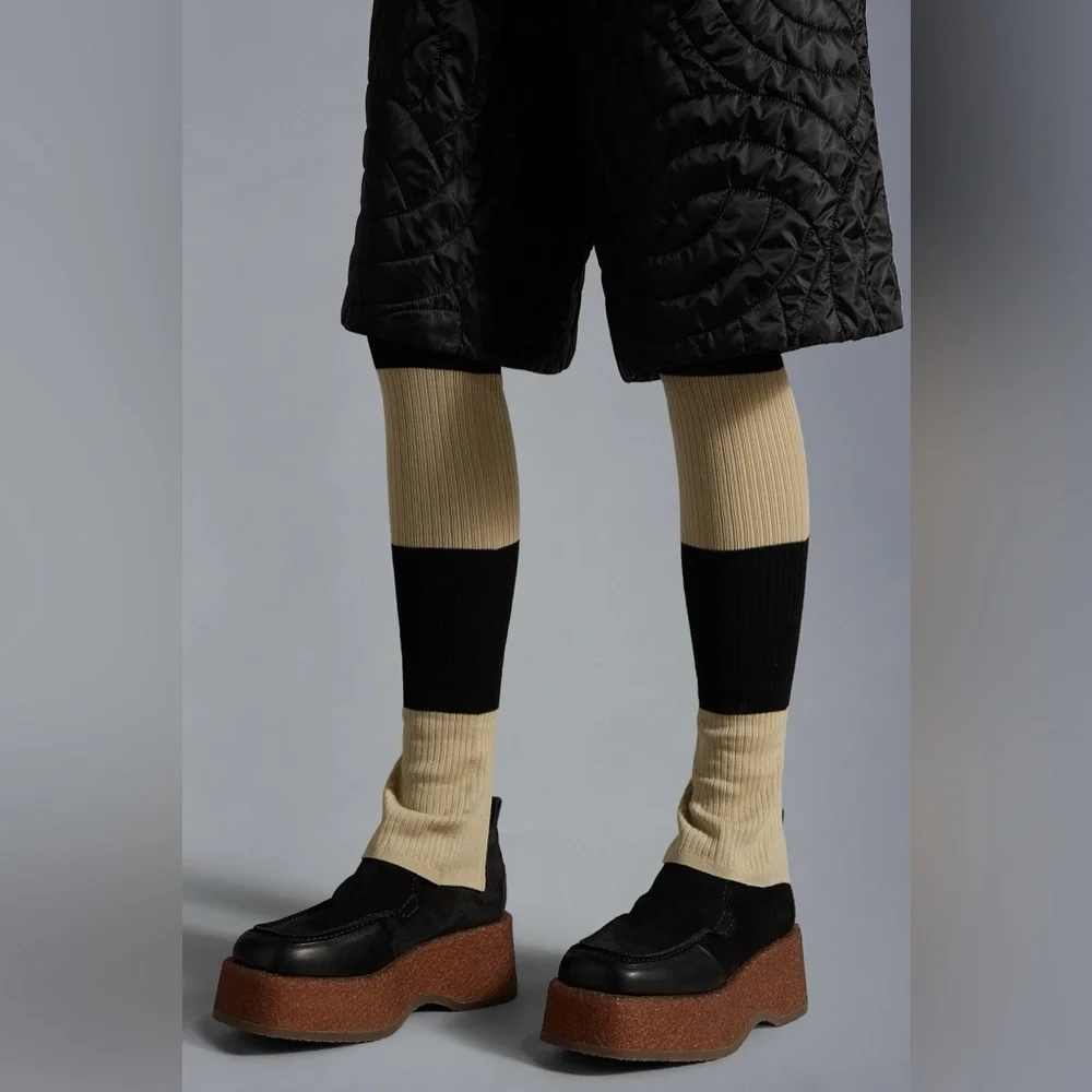 moncler alina suede ankle chunky platform boots